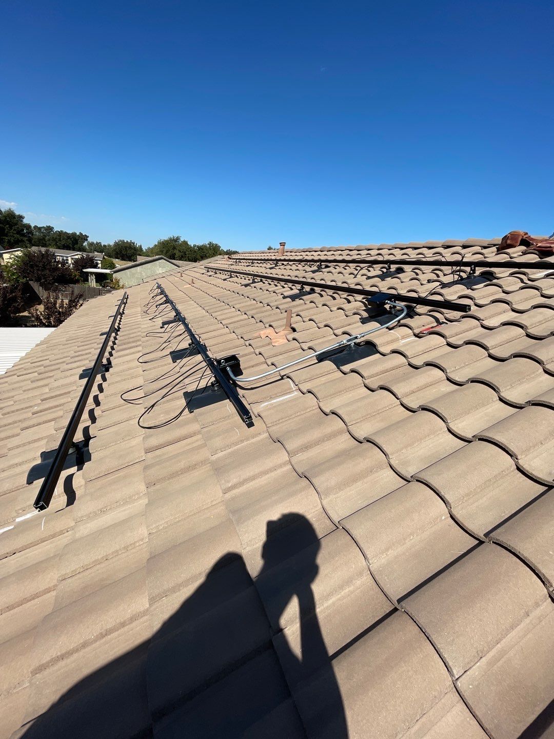 Solar Panel Installation using Solar Panels by Byers Enterprises 