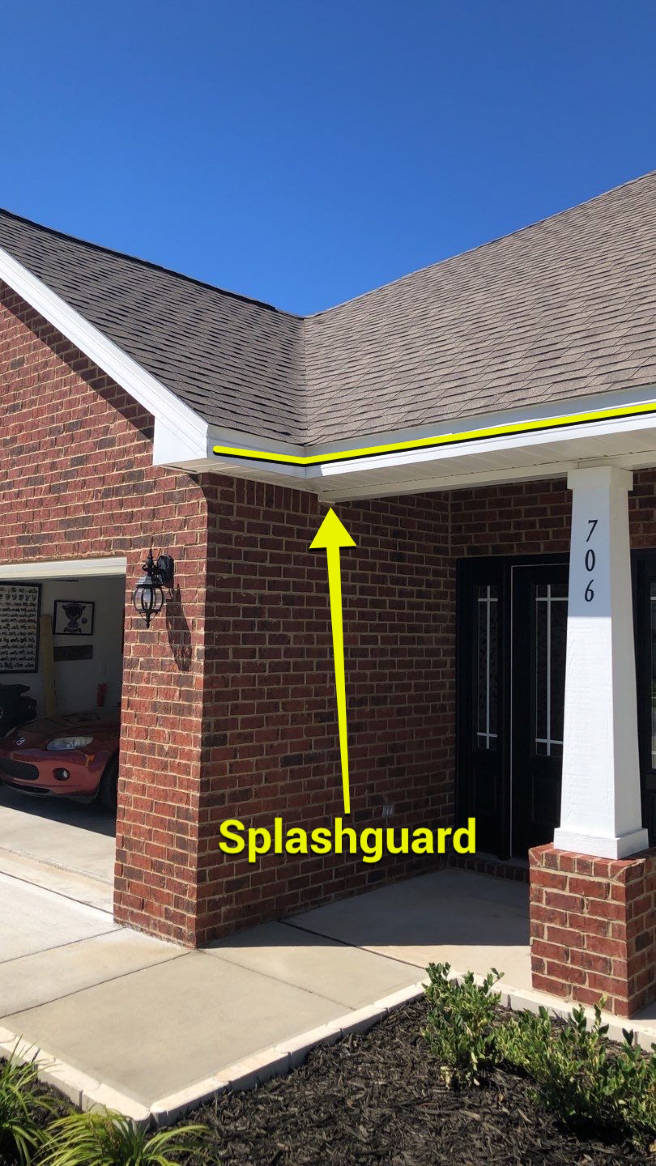 Seamless Gutter Installation using White K-Style Gutters by Gutter Professors