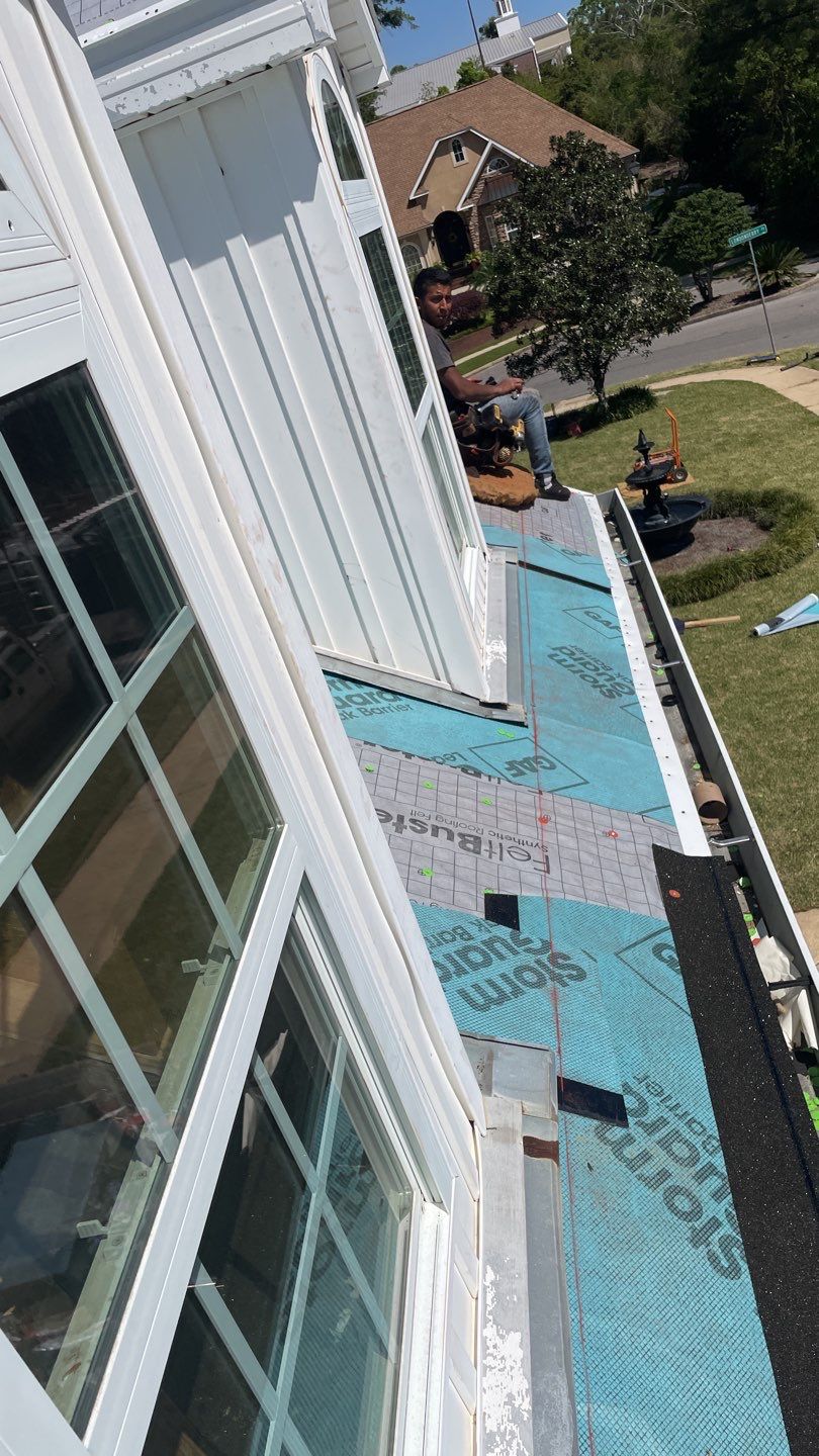 Residential Roofing Installation using Roof Replacement by American Roofing & Construction LLC