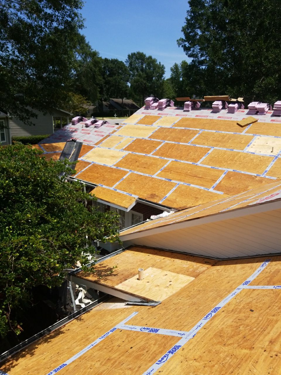 Residential Roofing Installation using Roof Replacement by American Roofing & Construction LLC