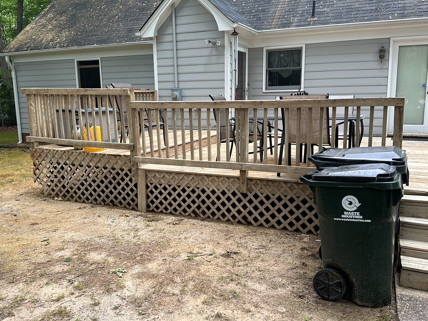 Weathered Deck using AcryFin by DuraSeal