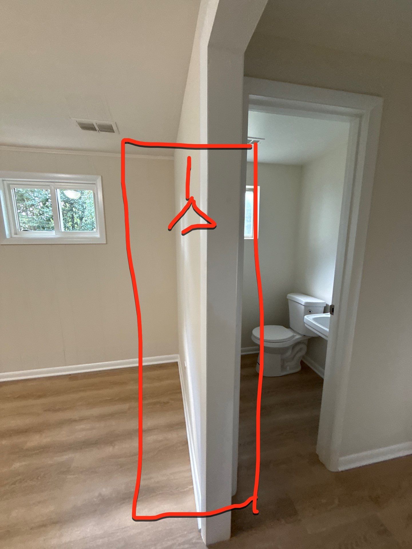 Half bathroom conversion to full bathroom  by Jesus Master Handyman LLC 