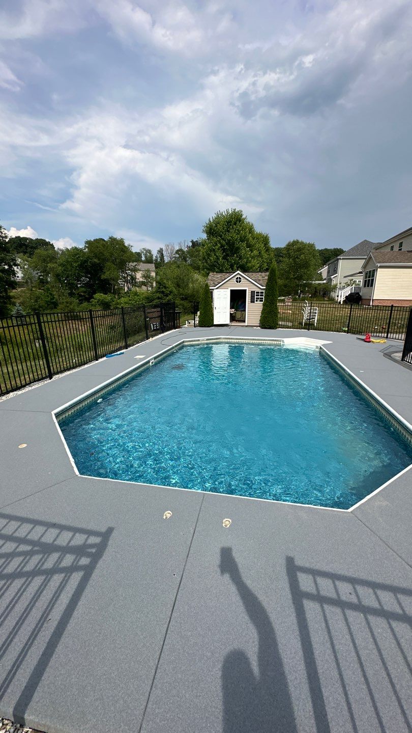 Pool Deck Project in Gibsonia by Floors in a Day, Inc