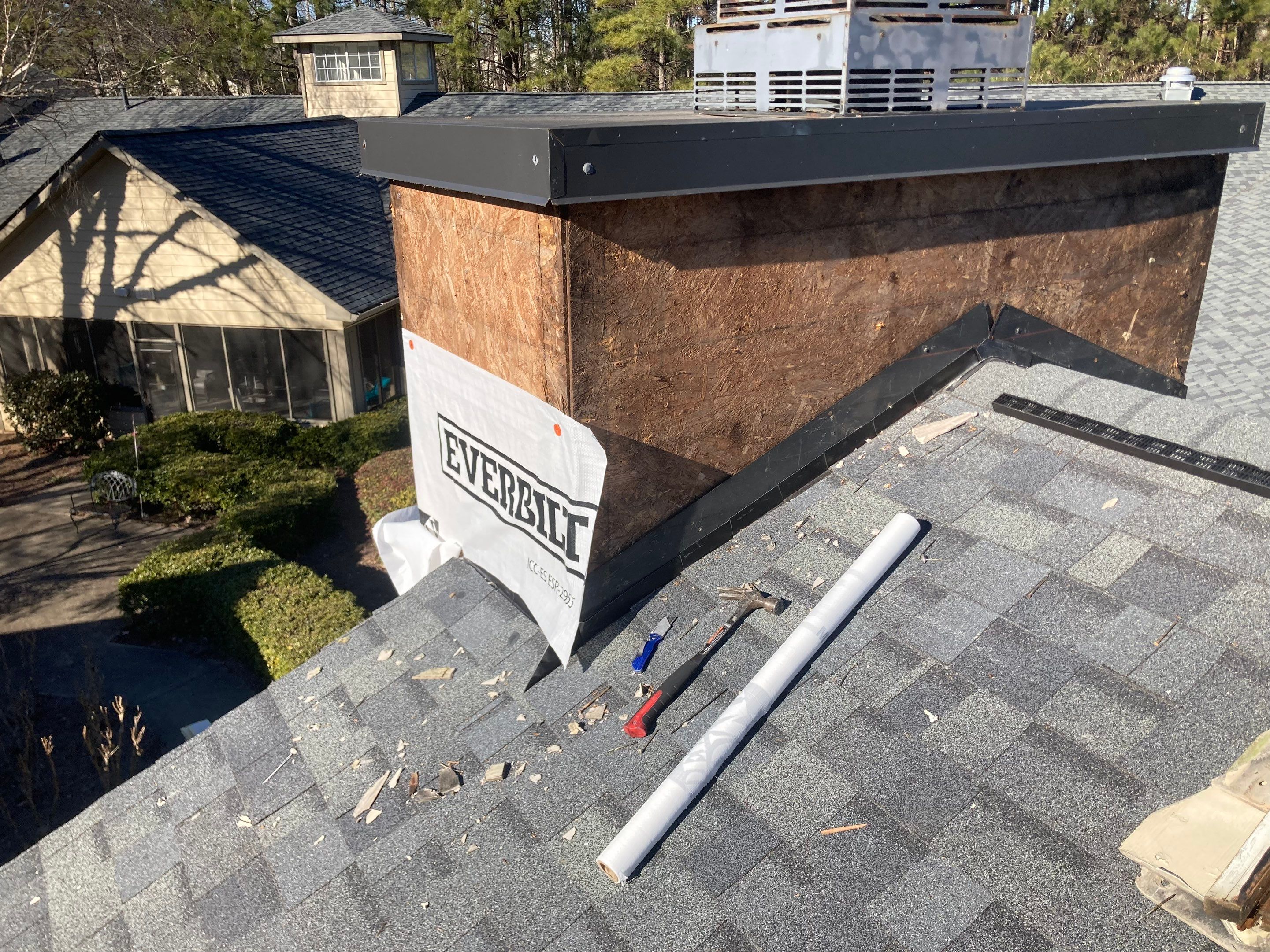 Chimney Siding Replacement & Restoration by PGP Surface Solutions, LLC