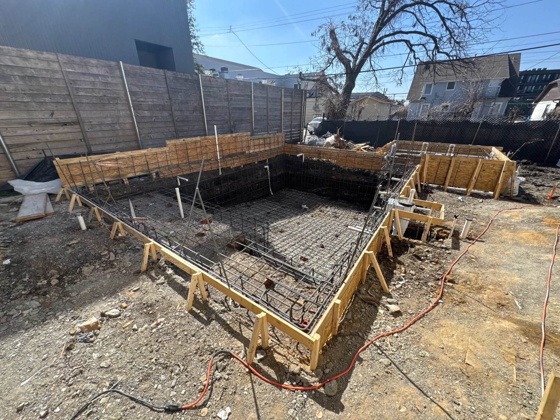 Modern Pool with Raised Glass-Tile Spa by Pinnacle Pools and Spas - DFW
