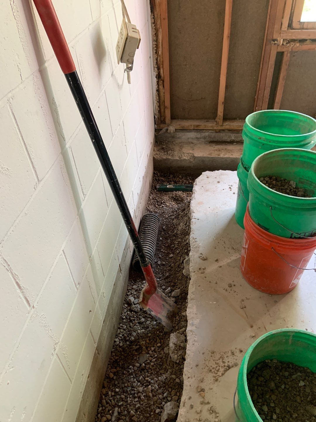 Correcting an Improper Installation for Alan in Chanhassen by Waterproofing Northeast