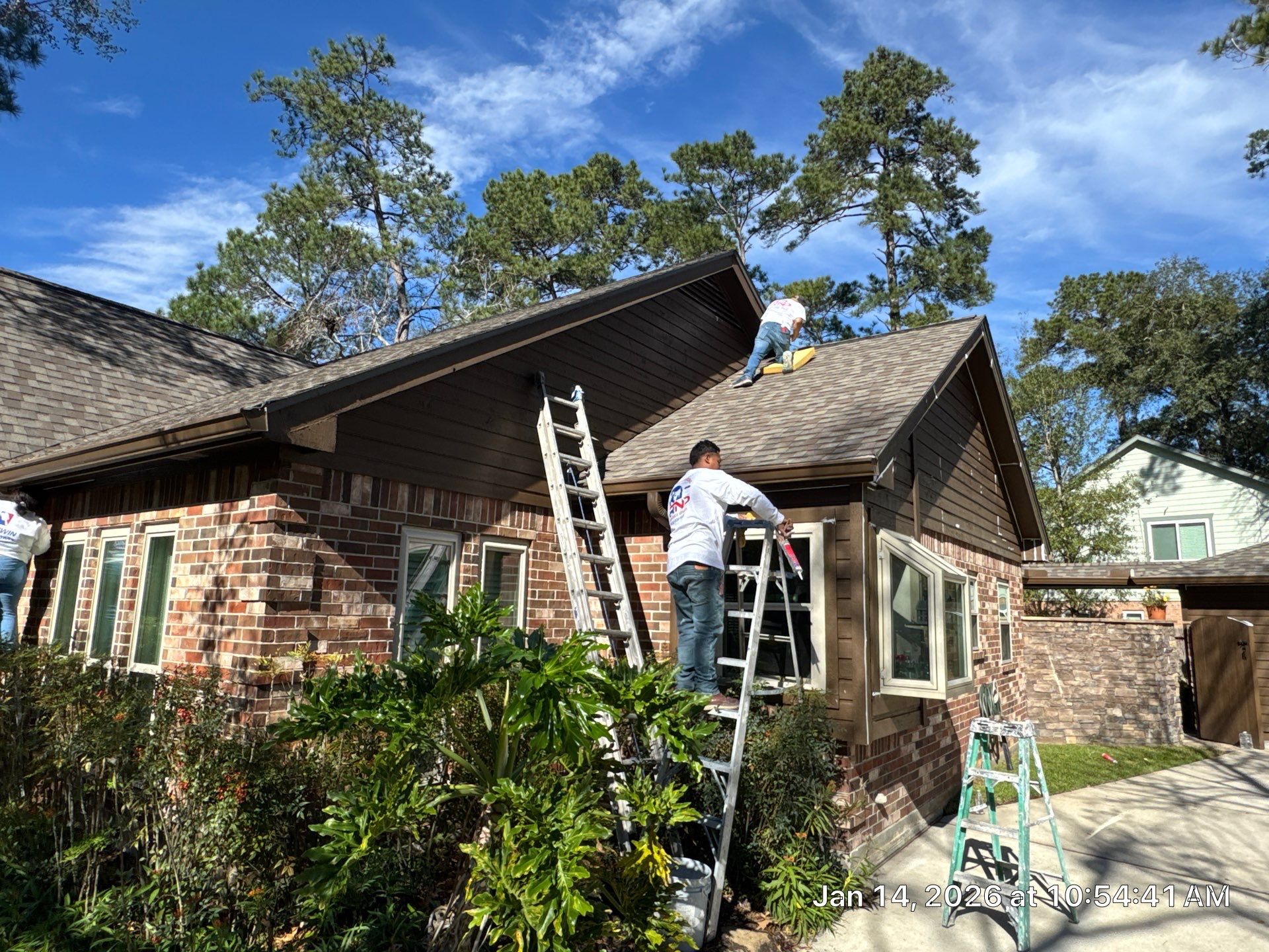 Exterior Siding Restoration and Painting Project in Spring, Texas by Rolling Nations