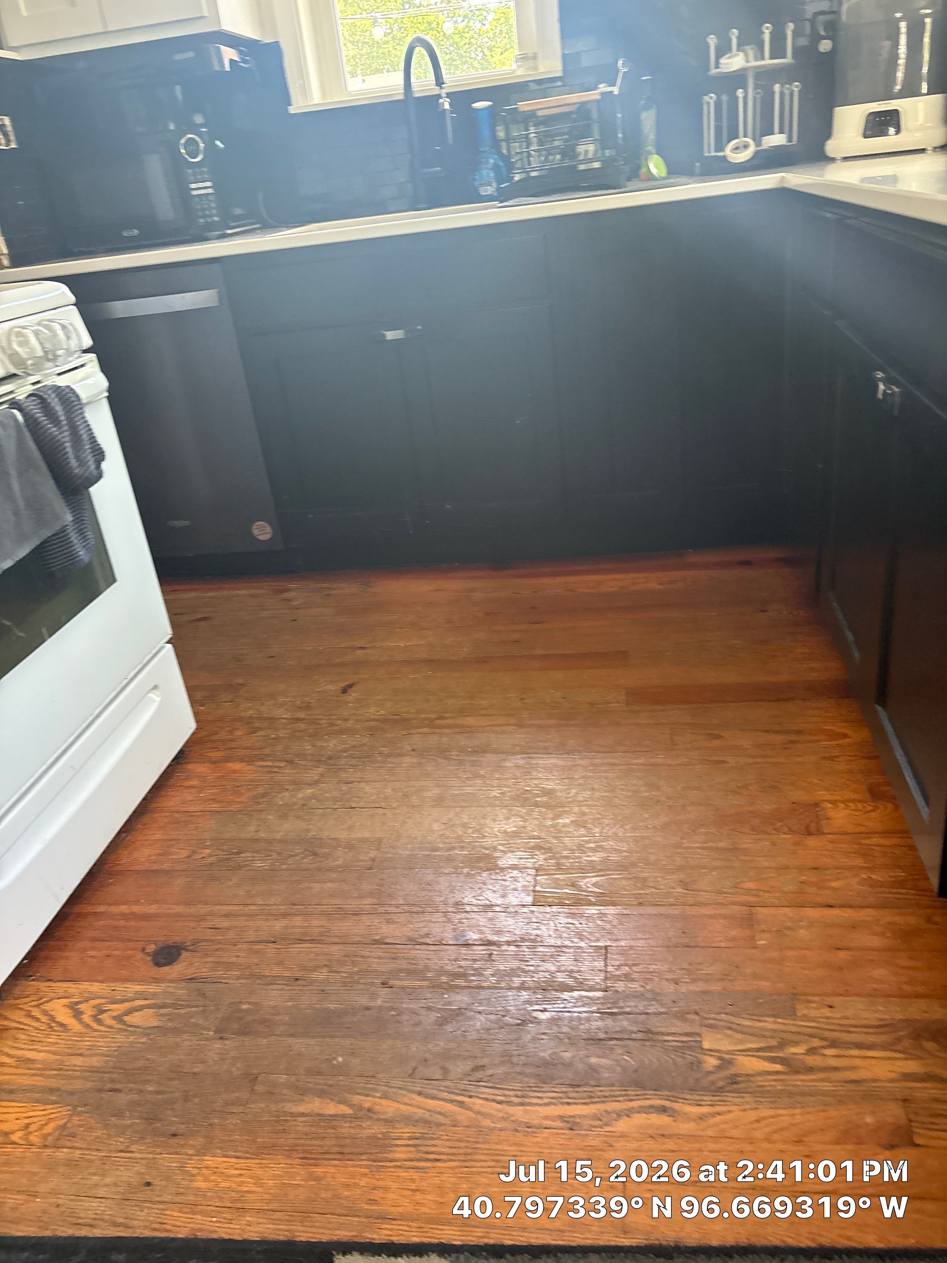 Two-Tone Kitchen Cabinetry and Quartz Countertop Installation in Lincoln by CompanyCam Sales Demo