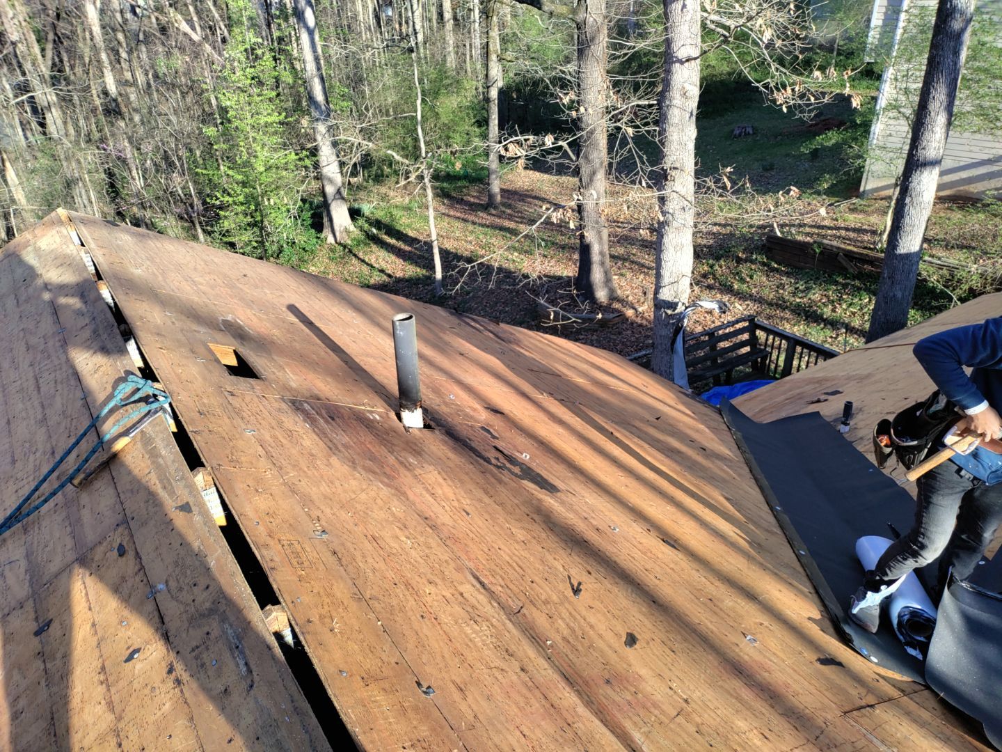 Residential Roofing Installation using Owens Corning by Inspector Roofing and Restoration