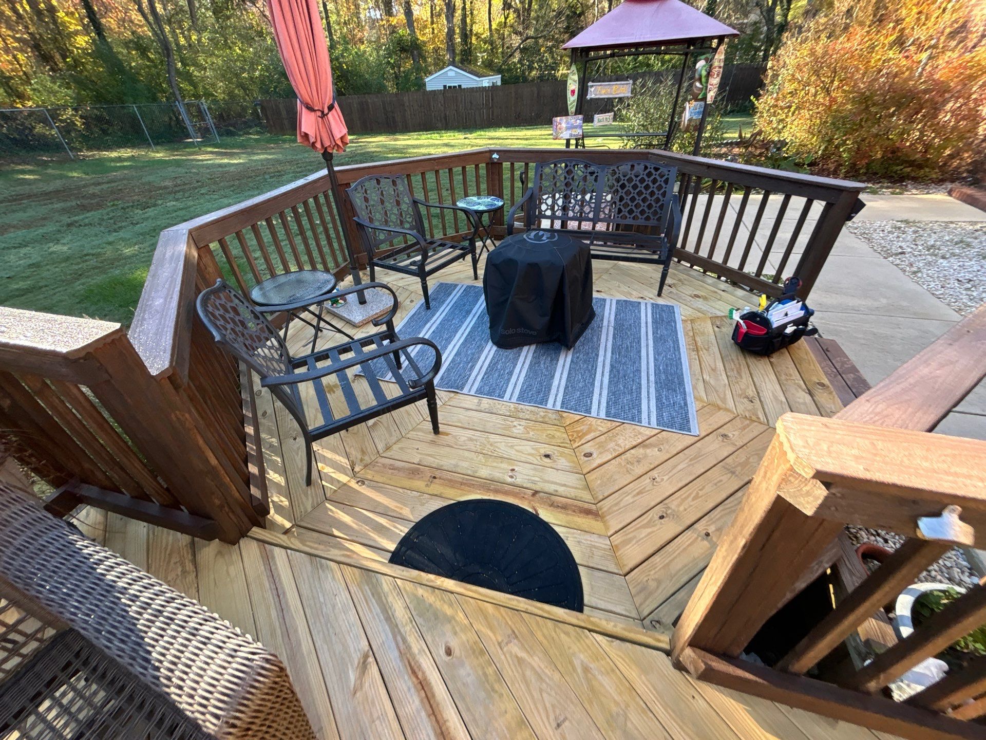 Weathered Deck using Wood Sealant by DuraSeal