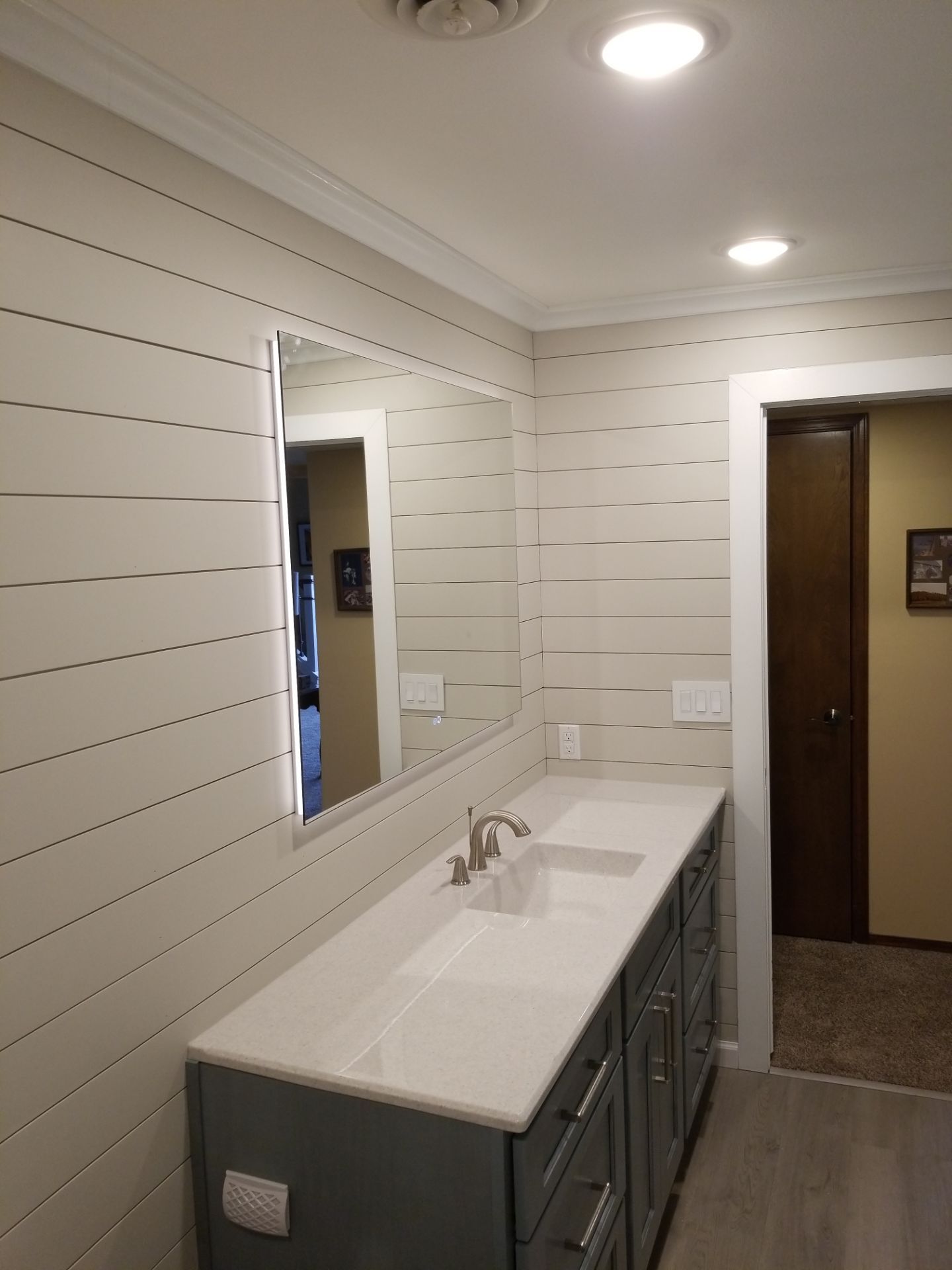 Diane's Basement Bath Remodel by Kitchen Works LLC