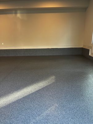 Garage Floor Coating using Briar