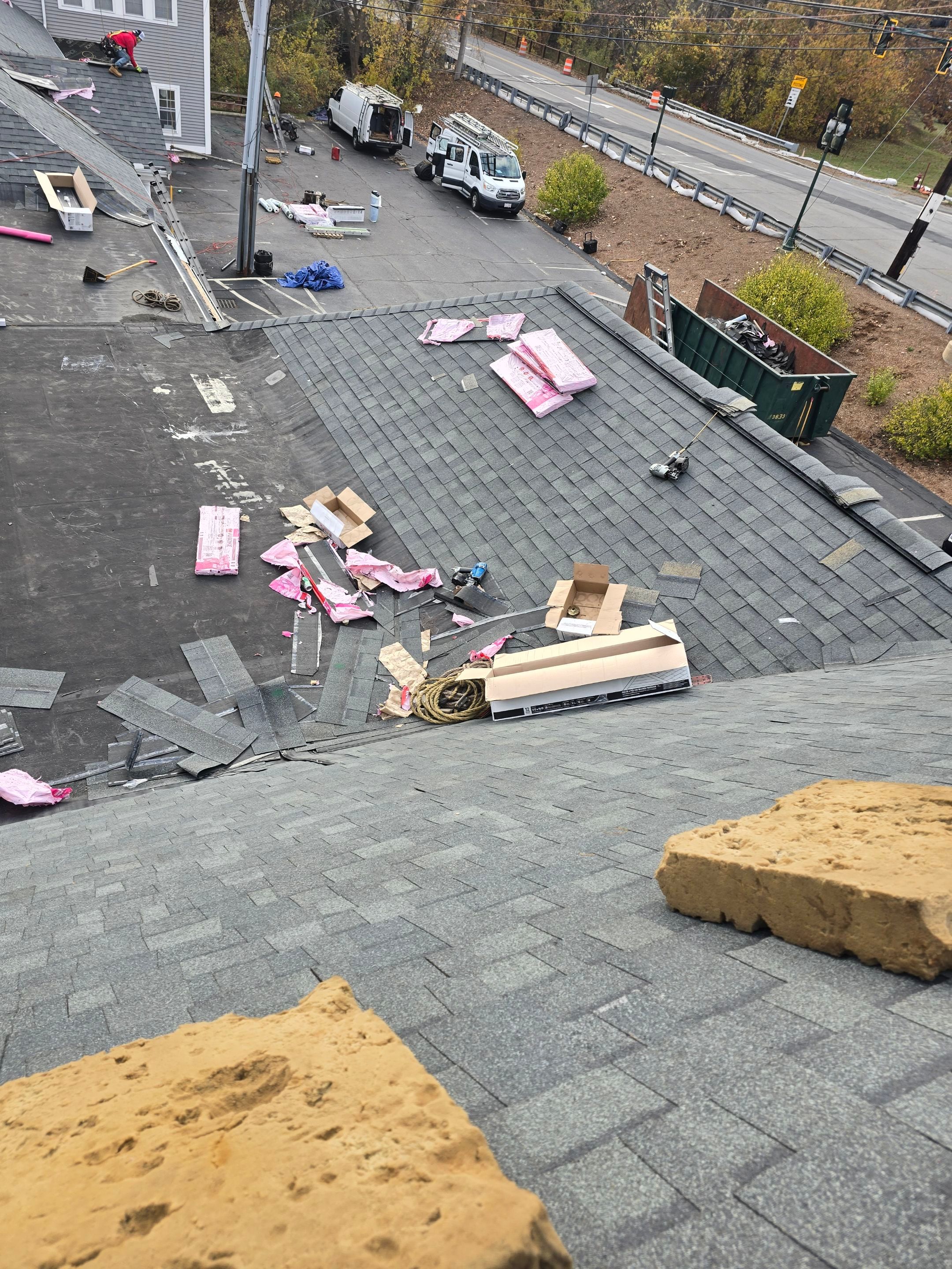 Acton EPDM Roof Edge Reconstruction with Tapered Insulation System by Mighty Dog Roofing of Greater Middlesex County