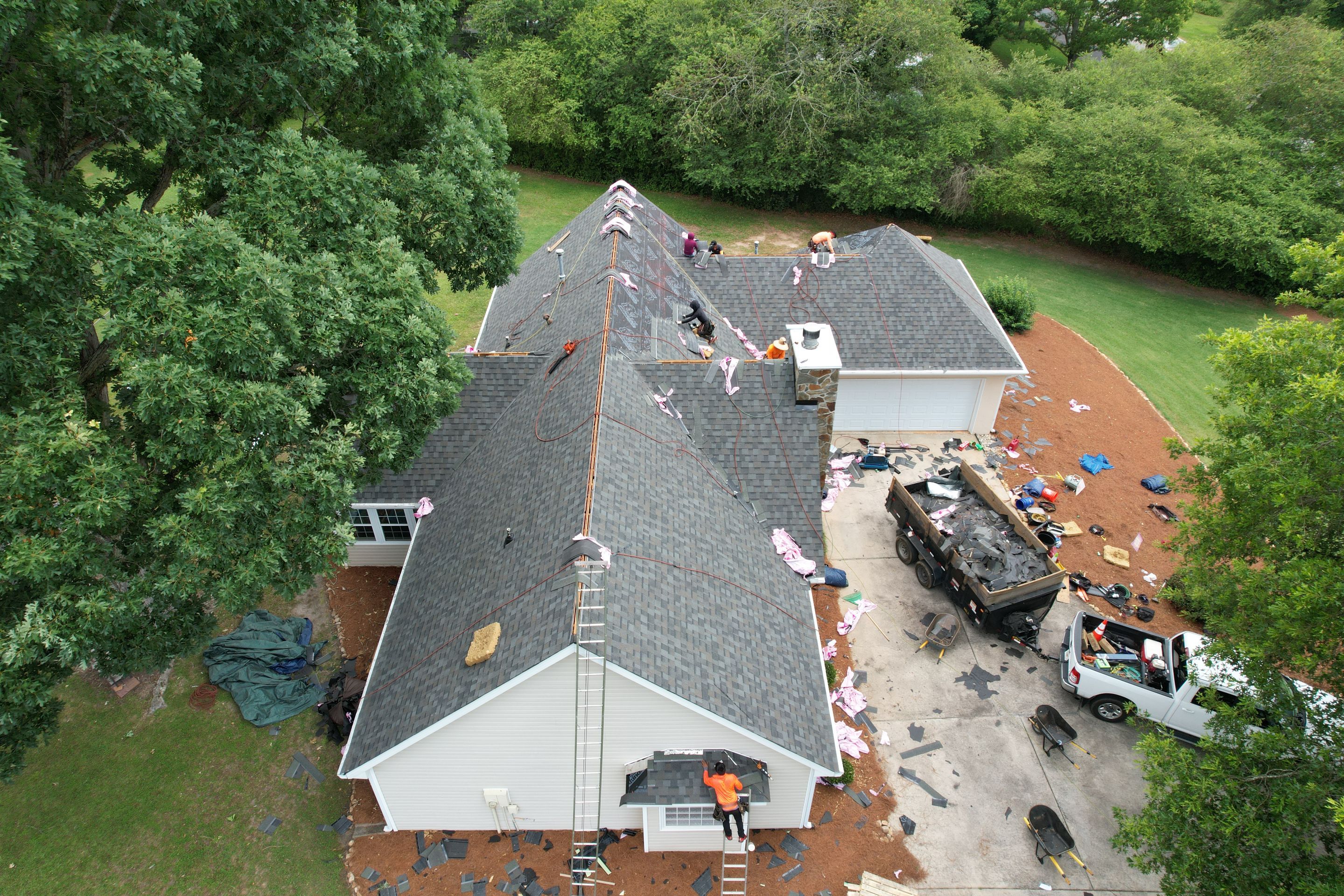 Residential Roofing Installation using Owens Corning by Inspector Roofing and Restoration