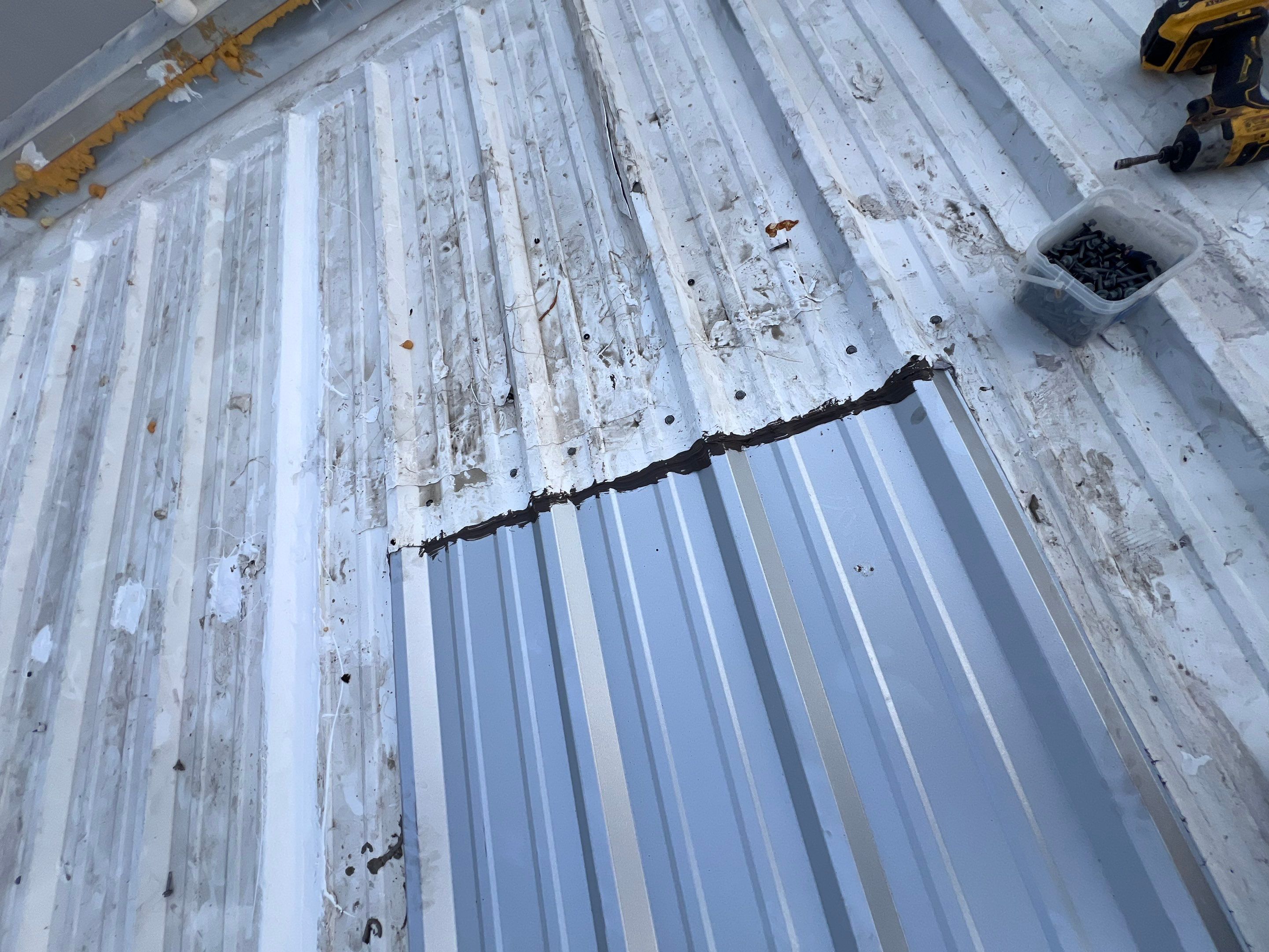 Commercial Roofing Repair using Metal by Roof Repair Company