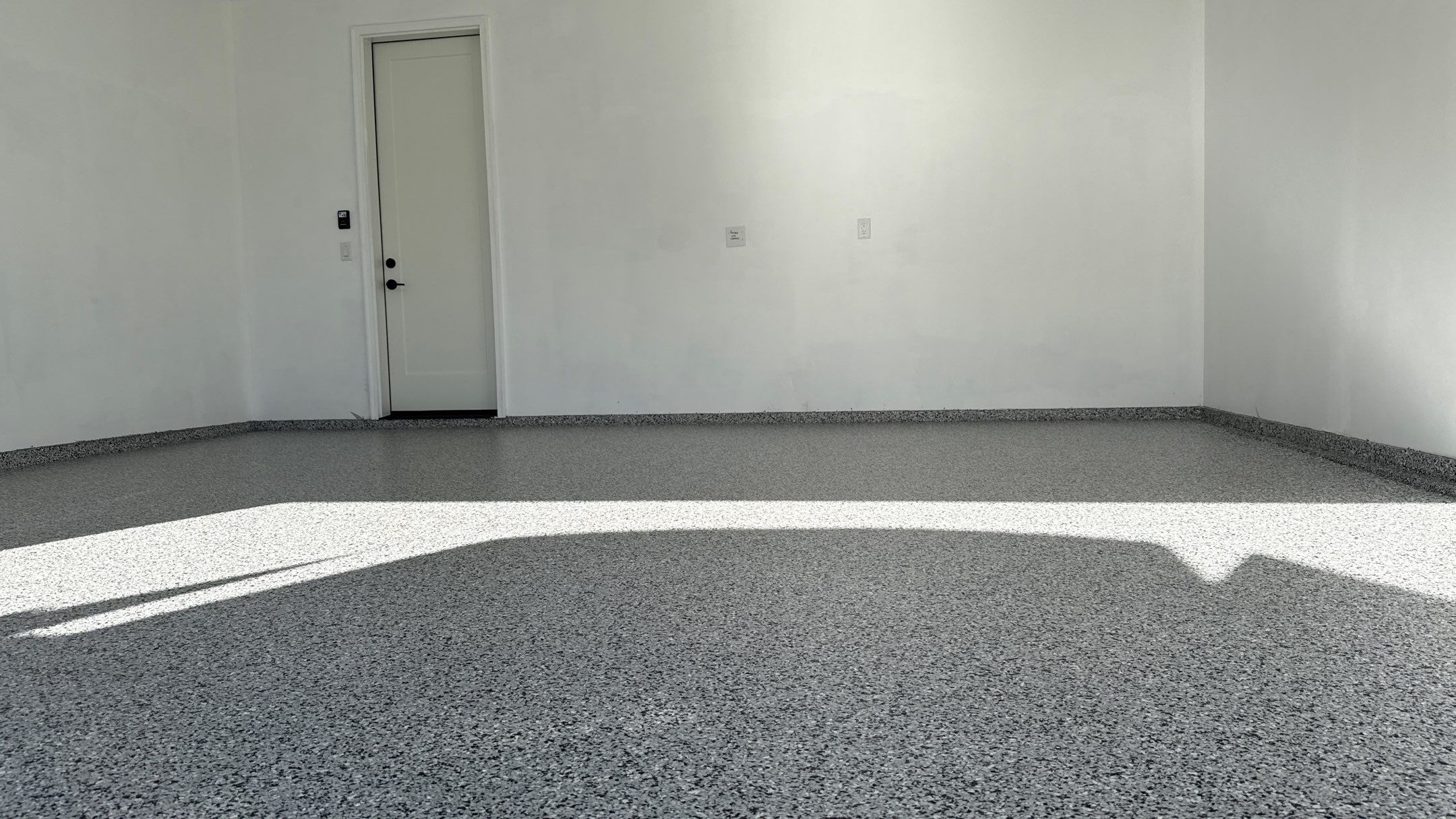 Kyle's Houndstooth Floor Came Out Great by Banner Garage