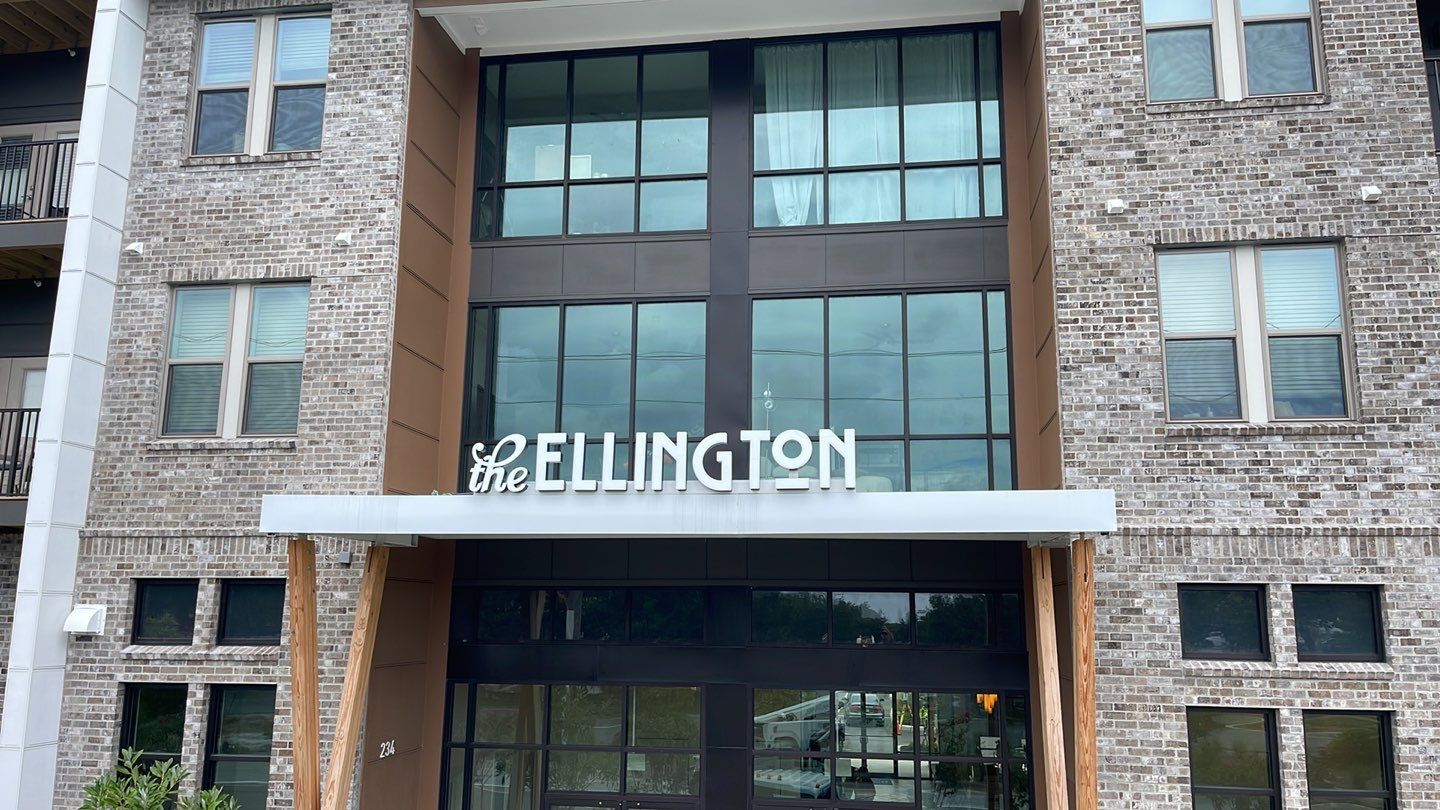Soldier Mounted Channel Letters for Ellington by SignCrafters