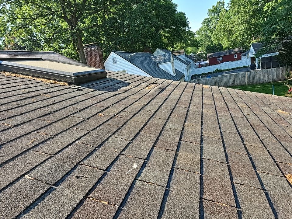 Atlas Pinnacle, Color: Weathered Wood, Drip Edge: Color: Royal Brown by Eagle Eye Roofing
