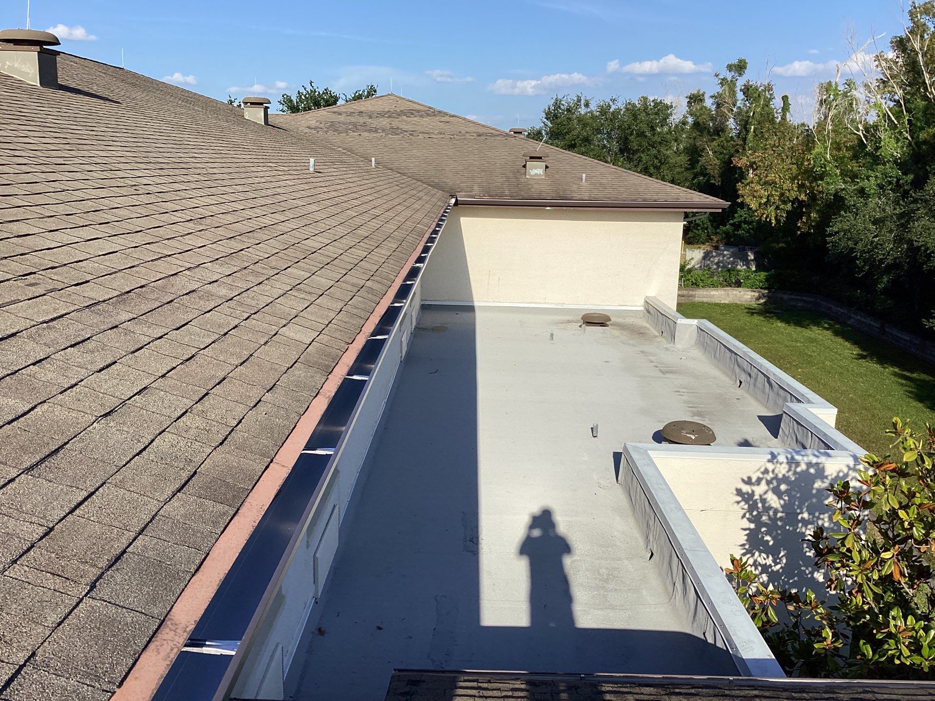 Musket Brown Seamless Gutters using Musket Brown Seamless Gutters in Capen Coral FL by Gutter Professors