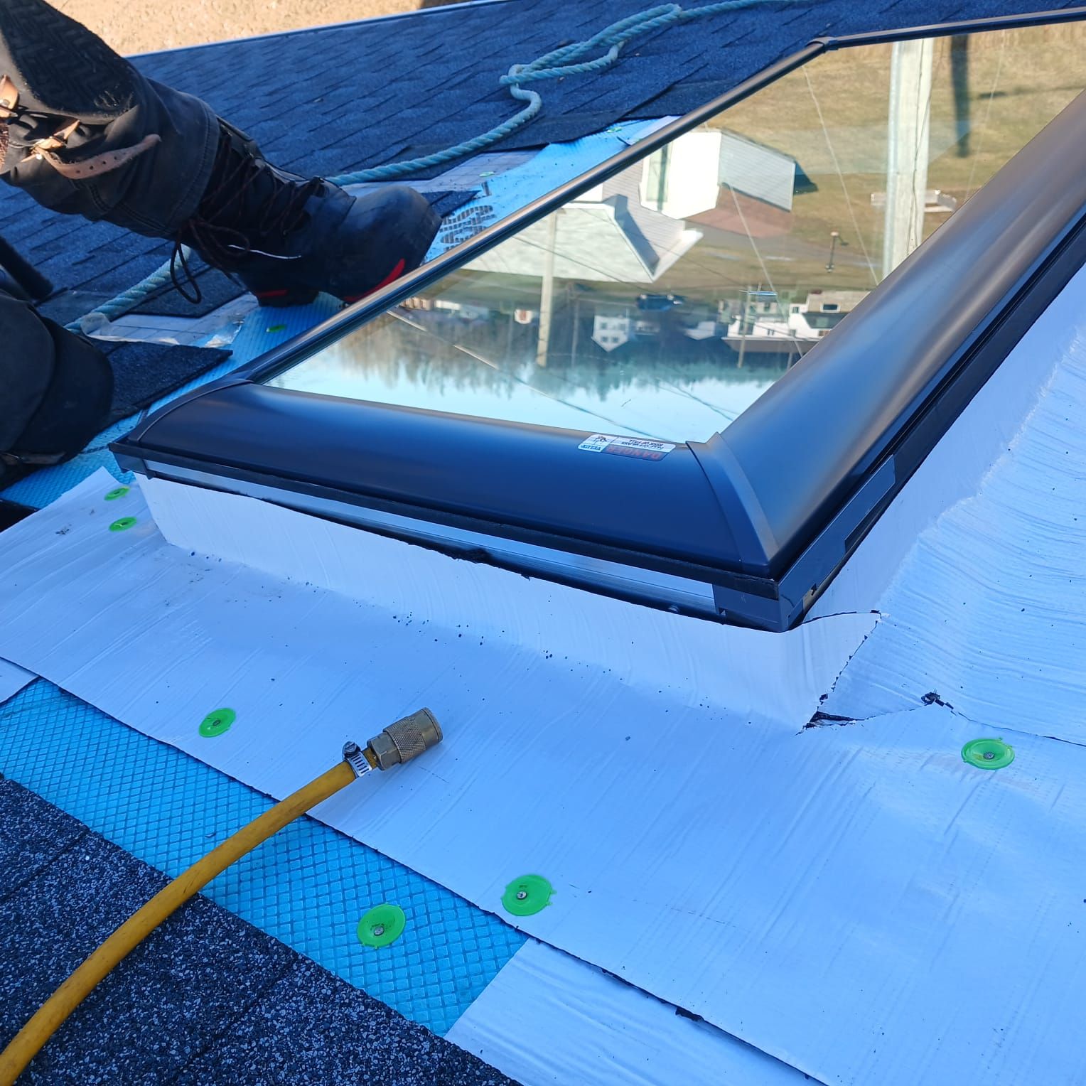 Residential Roofing Installation using GAF Timberline HDZ Shingles by Artisan Roofing & Home Improvements Inc.