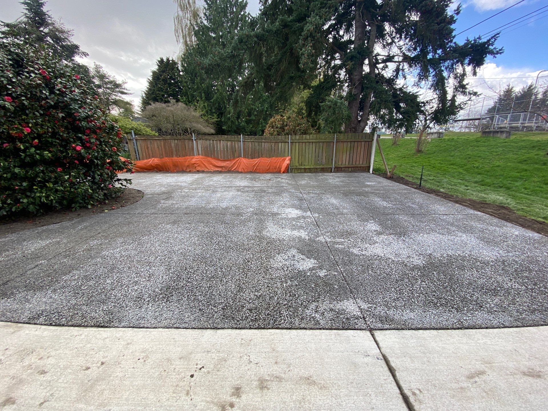 Ron | Pervious Concrete Driveway  by Jireh Asphalt & Concrete Inc 