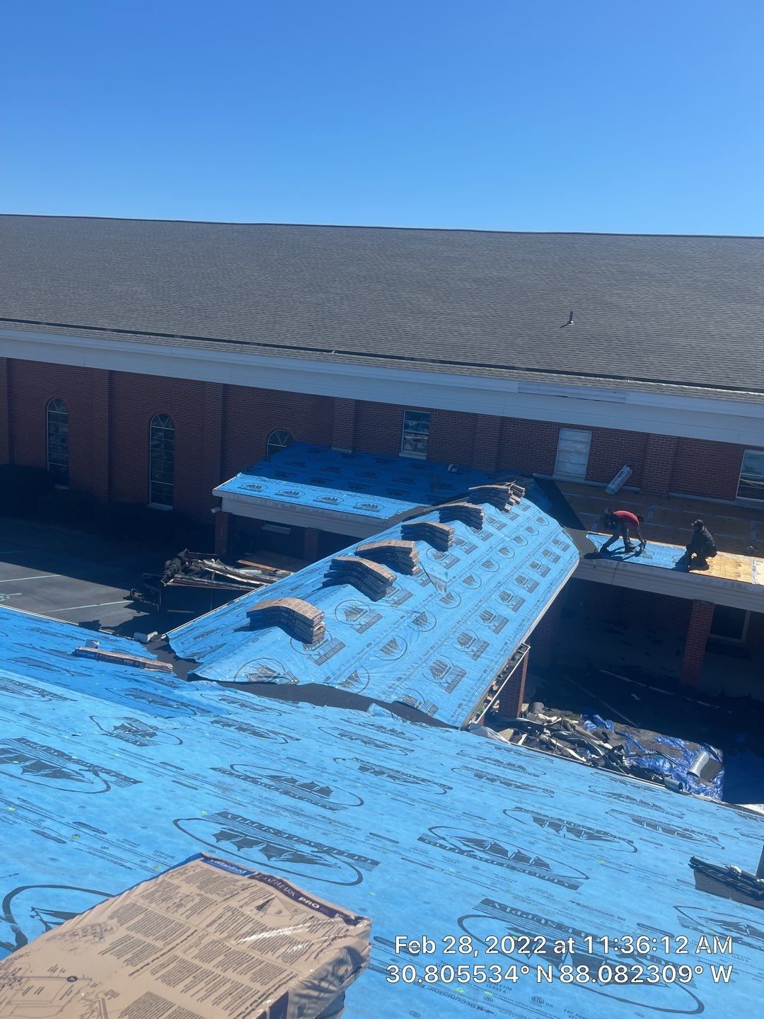 Commercial Roofing Installation using Roof Replacement by American Roofing & Construction LLC