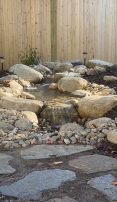 New Pondless Waterfall in Northampton