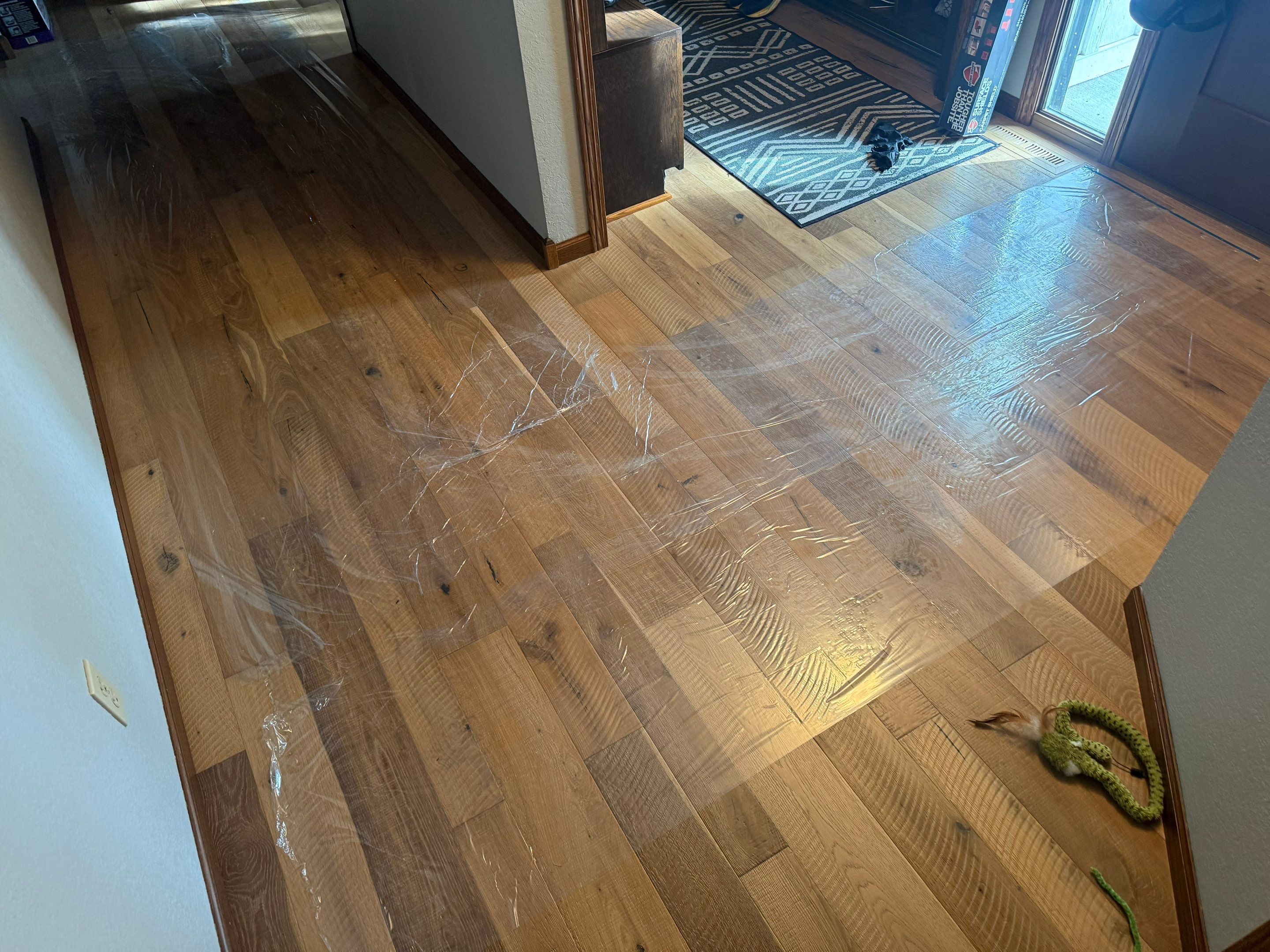 Decorative Flake Concrete Floor Coating for Larchwood Basement by Select Painting, Coatings & Garage Cabinets
