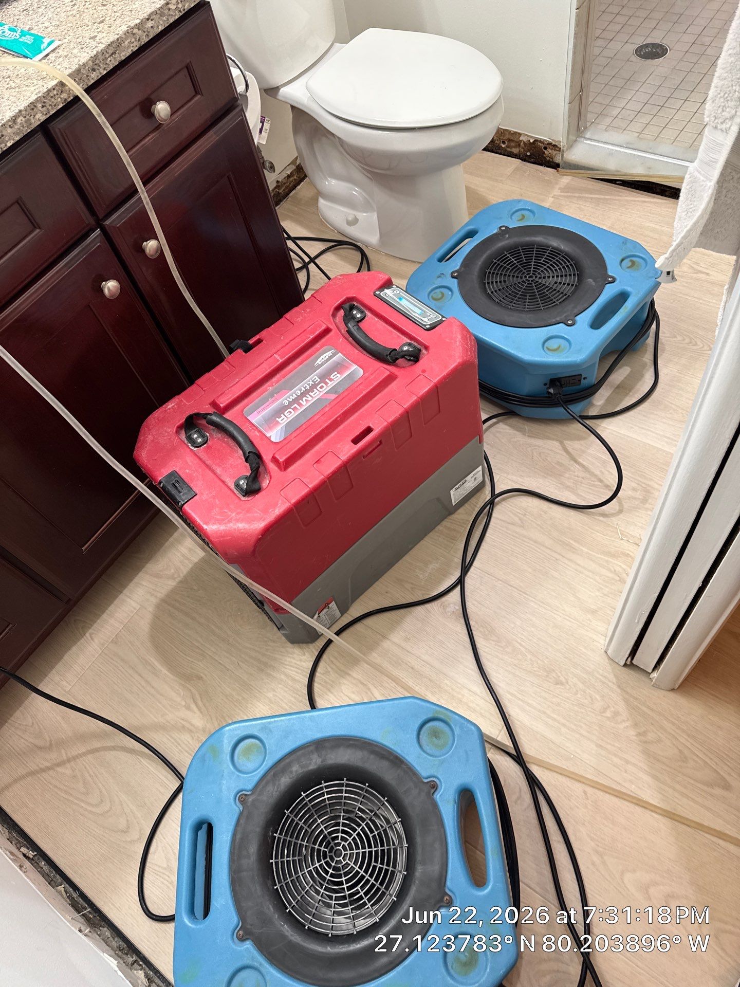 Water Damage Restoration and Structural Drying in Stuart, Florida by SuperClean 