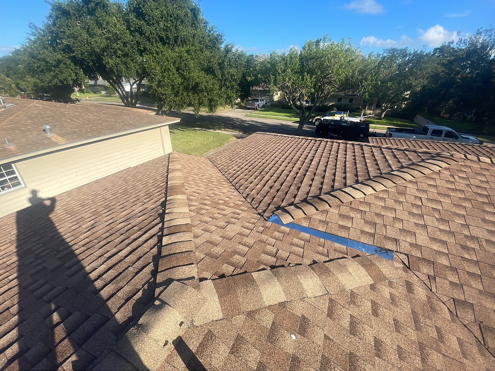 Residential Roofing Installation using GAF HDZ Shakewood by Lighthouse Roofing