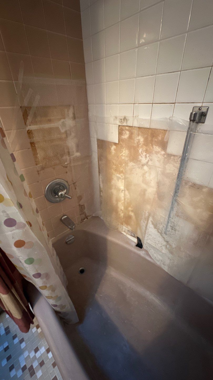 Tub to Walk-In Shower Conversion in Longmeadow, MA  by Yankee Home Improvement