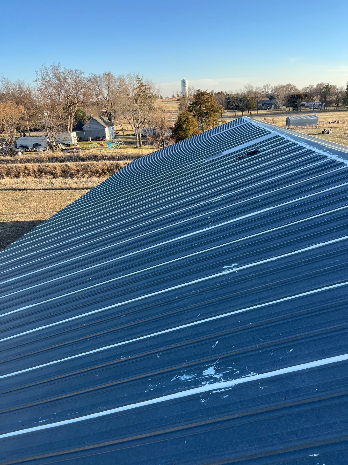 Metal Roof Restoration - Long Pine, NE by Tillotson Enterprises