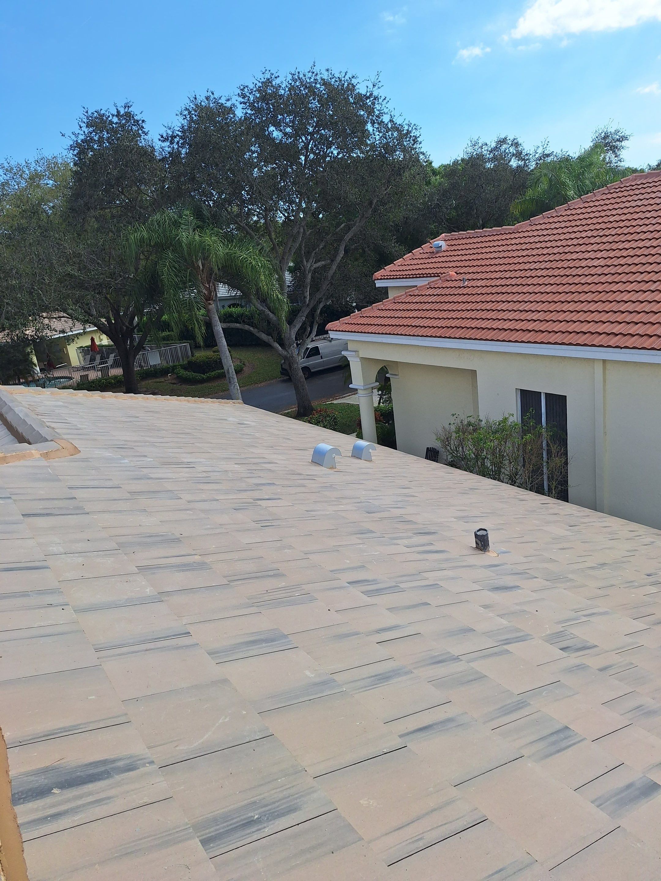Residential Roof Installation Featuring Polyglass Polystick Underlayment in Parkland by AJF ROOFING INC