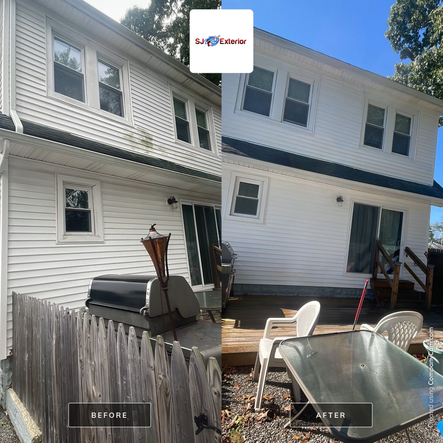 House SoftWash and Deck Refresh by SJ Exterior