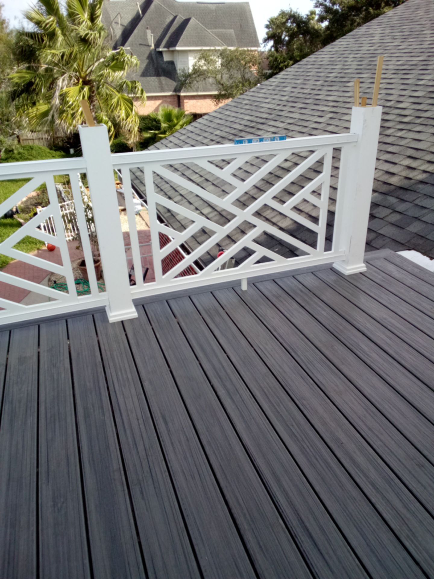Chippendale Railings by Bayfront Roofing and Construction