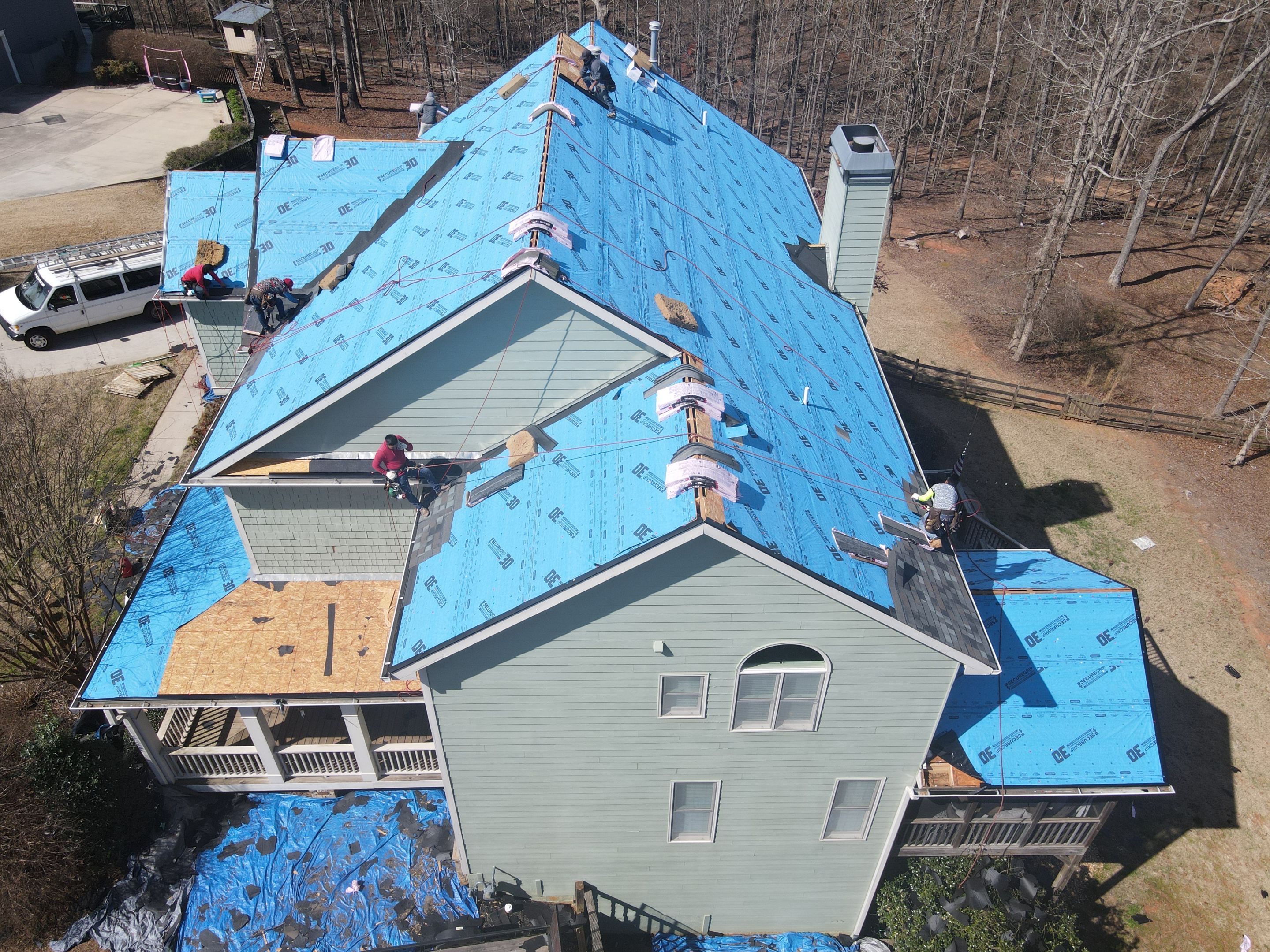 Commercial Roofing Installation using Owens Corning by Inspector Roofing and Restoration