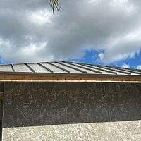 24ga 1.5" Mechanical Seam Champagne  by Total Roofing System The Metal Roof Experts