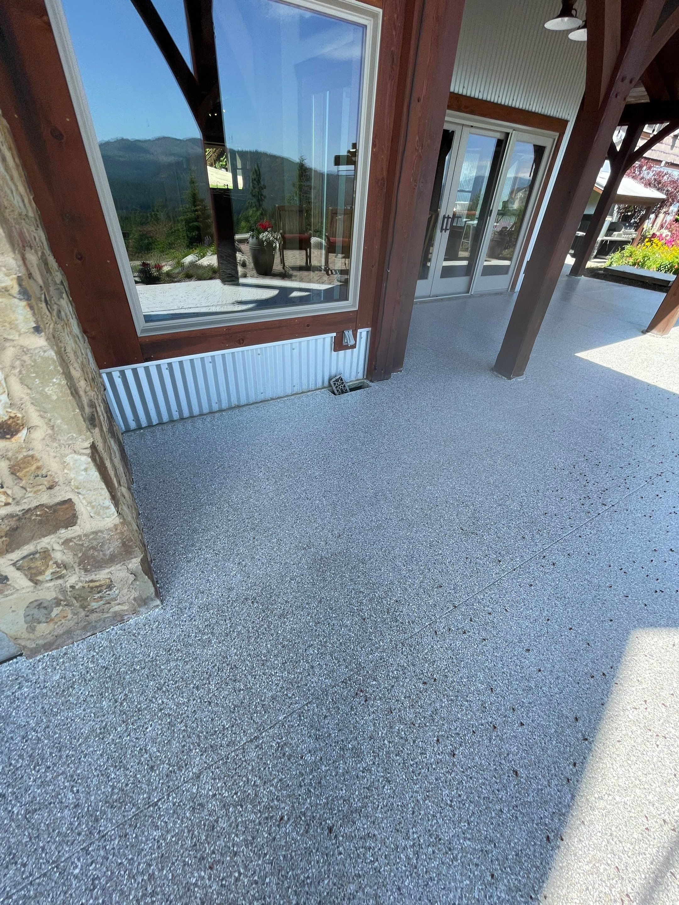 Patio Transformation using Mt Everest by Croc Coatings, LLC