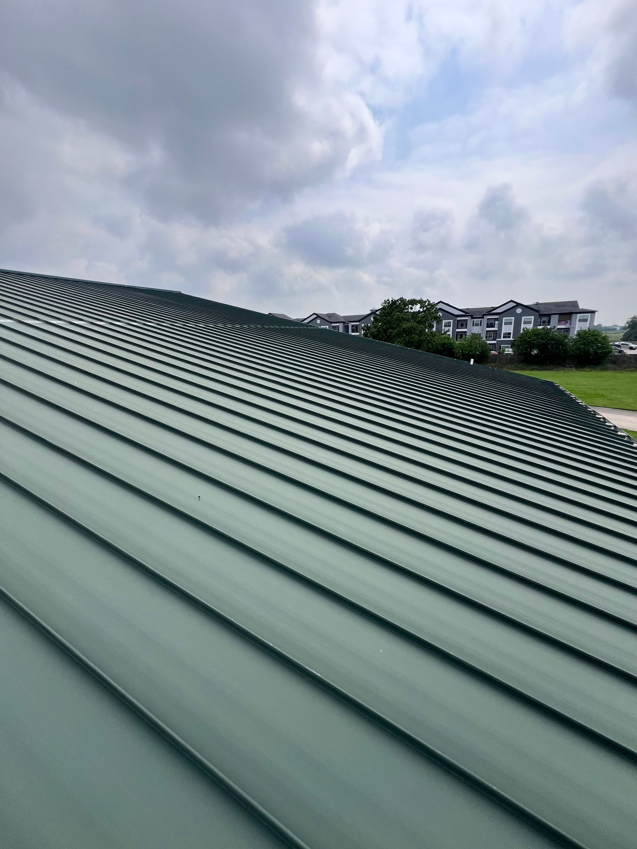 Hail Damage using Metal by Roof Repair Services LLC