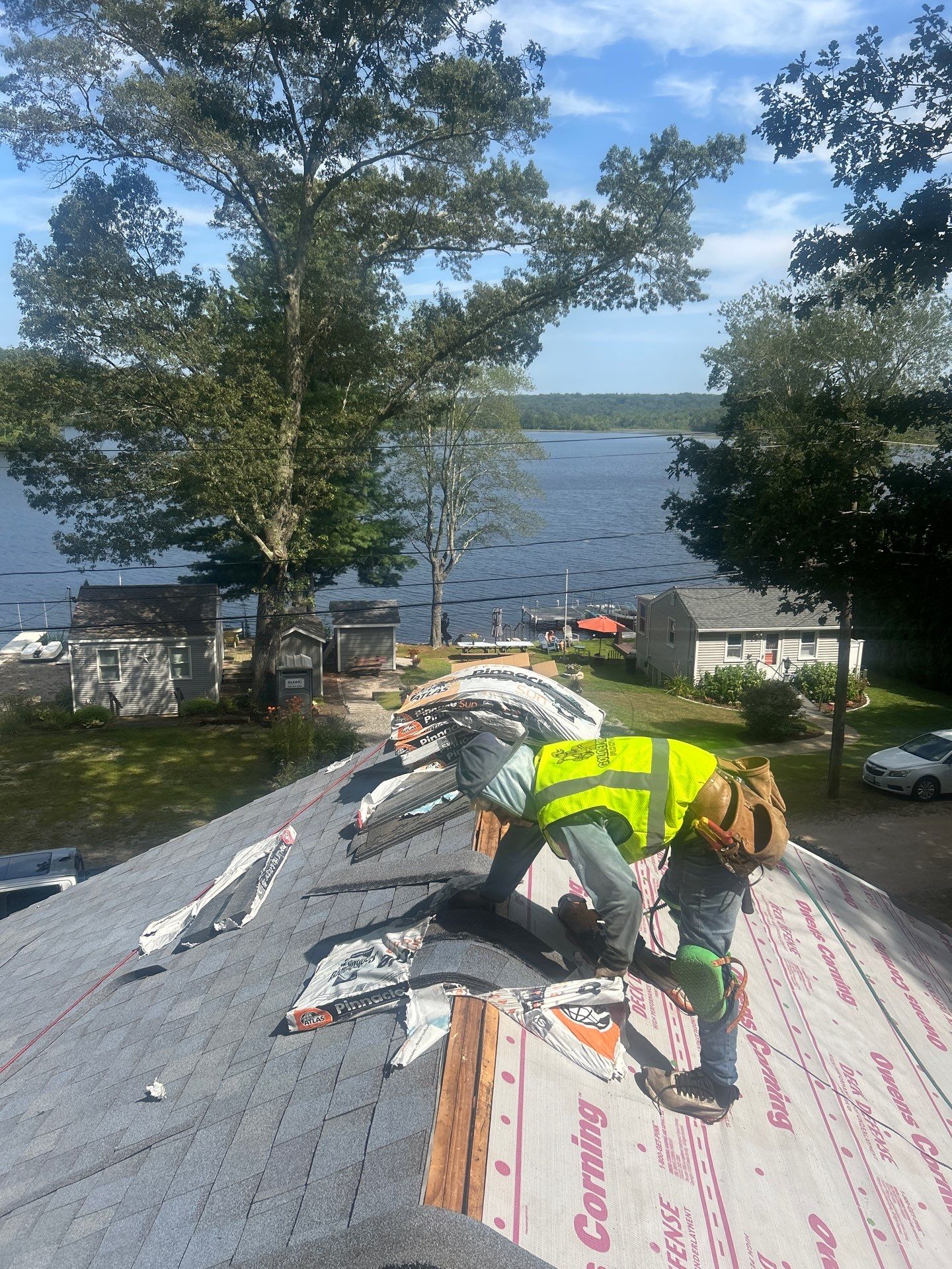 Owens Corning Duration: Harbor Blue in East Haddam by Golden Shield Roofing