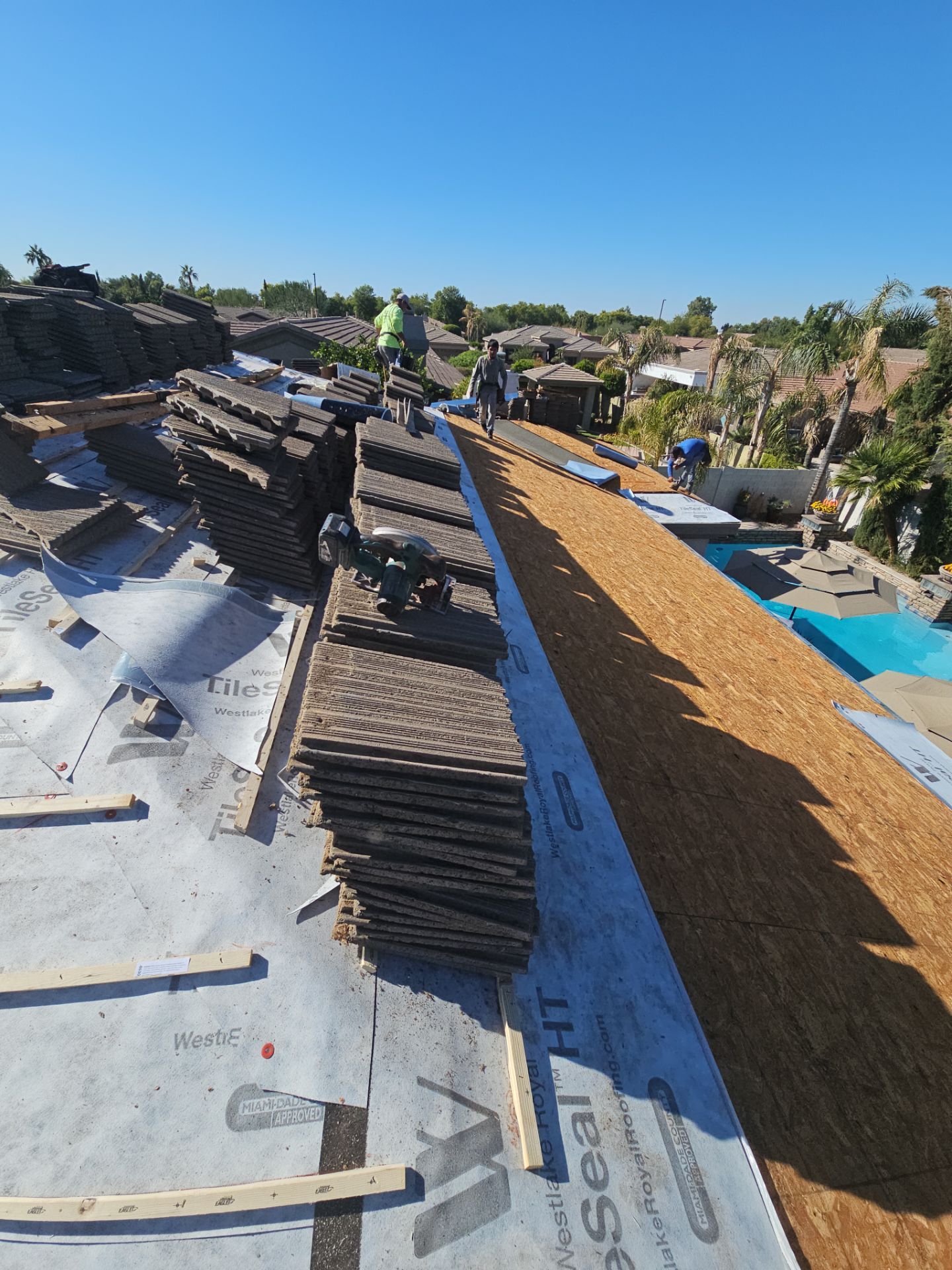 Concrete Tile Refelt by Weather-Tite Exteriors LLC