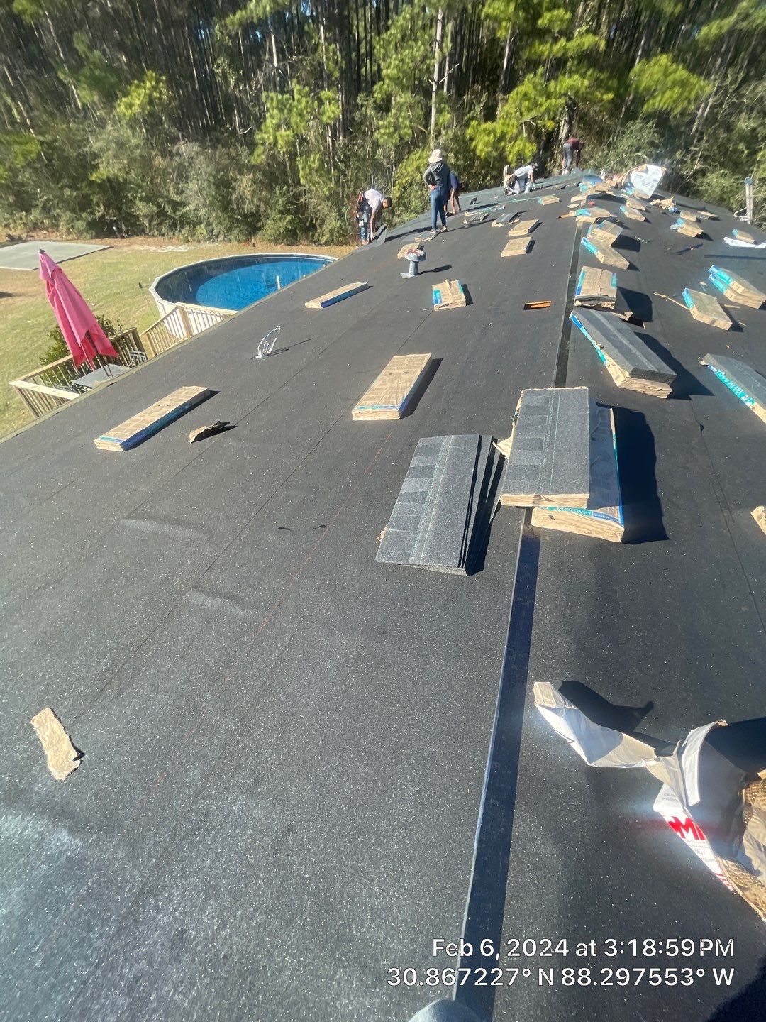 Roof replacement: 8455 Jack Williams Rd • Wilmer, AL 36587 by American Roofing & Construction LLC