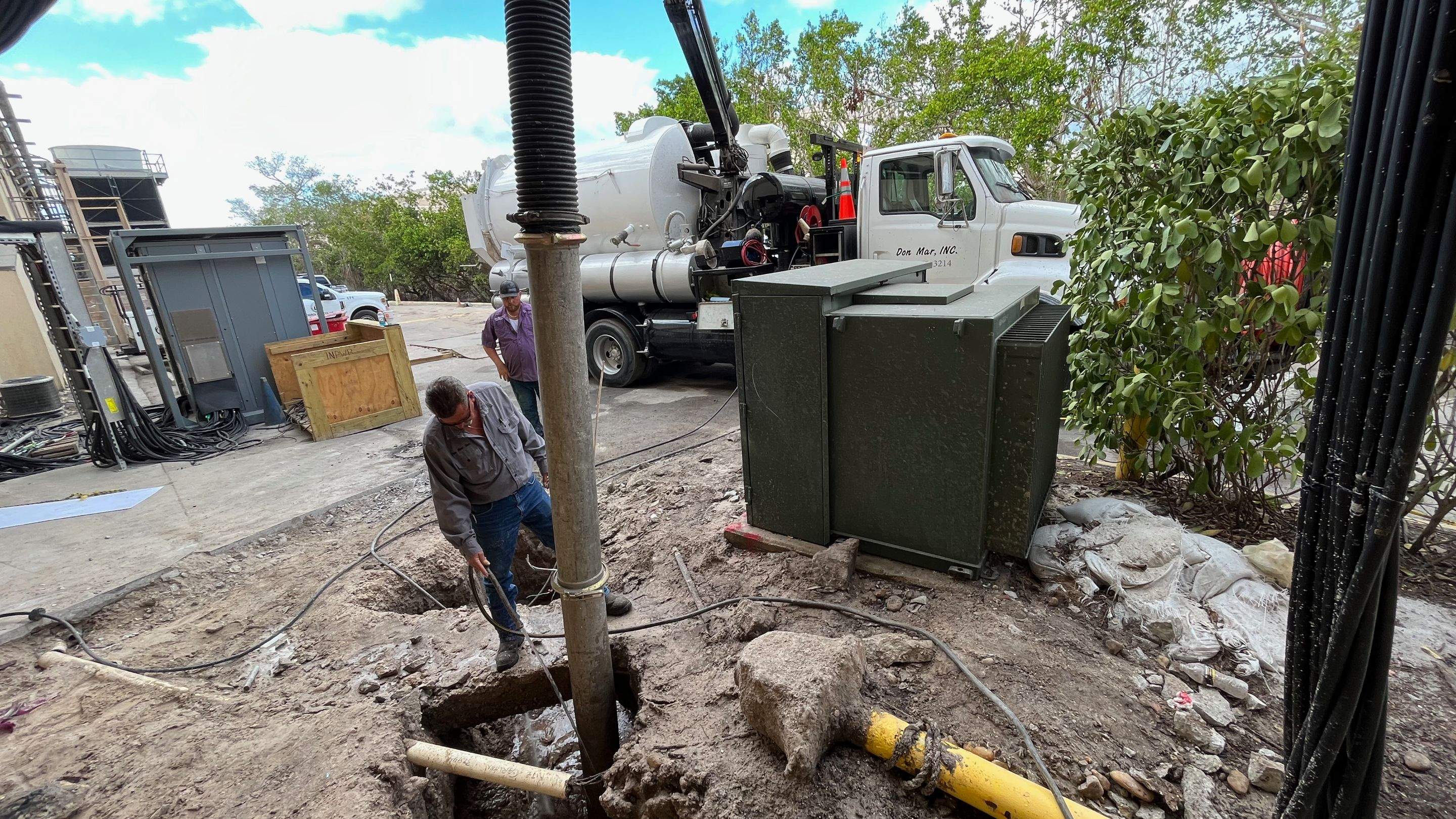 Ritz-Carlton North Service Road Daylighting by Don Mar, Inc. Storm Water Solutions