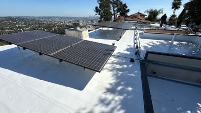 Residential Silicone Coating Project - West Hollywood 