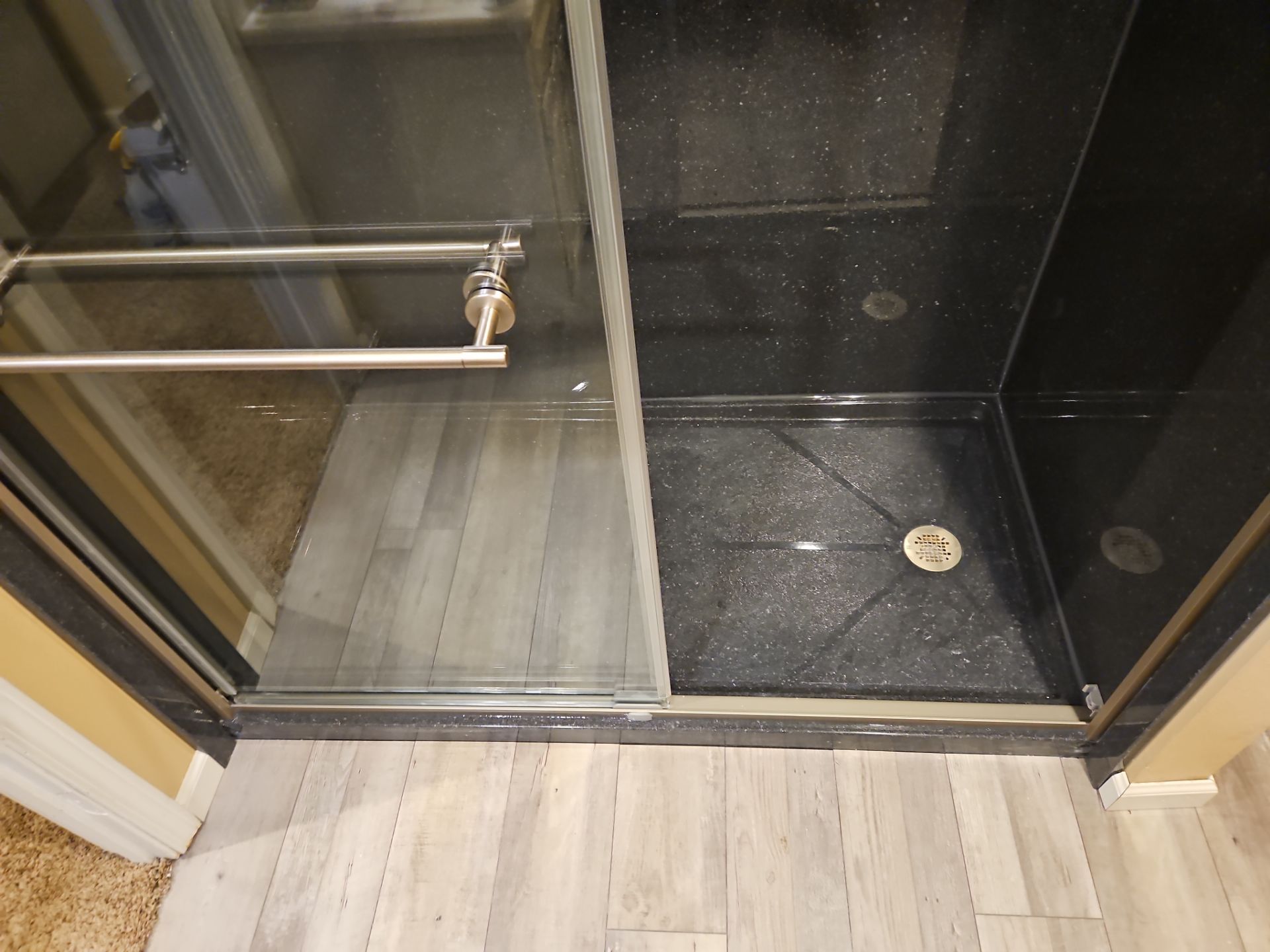 Gun Metal Onyx Shower by The Shower Company