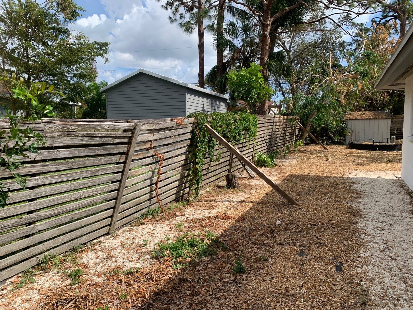 Wood Fence Installation using Horizontal Shadowbox Wood Privacy Fence by Asap fence and gates, LLC
