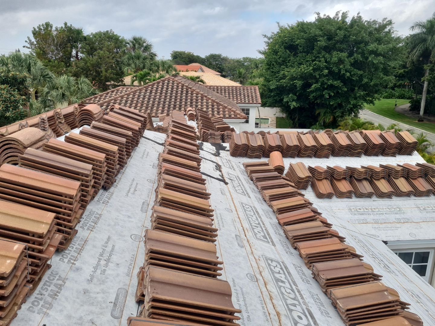 Residential Roofing Installation using Eagle Roofing Tile by BLUES BROTHERS ROOFING