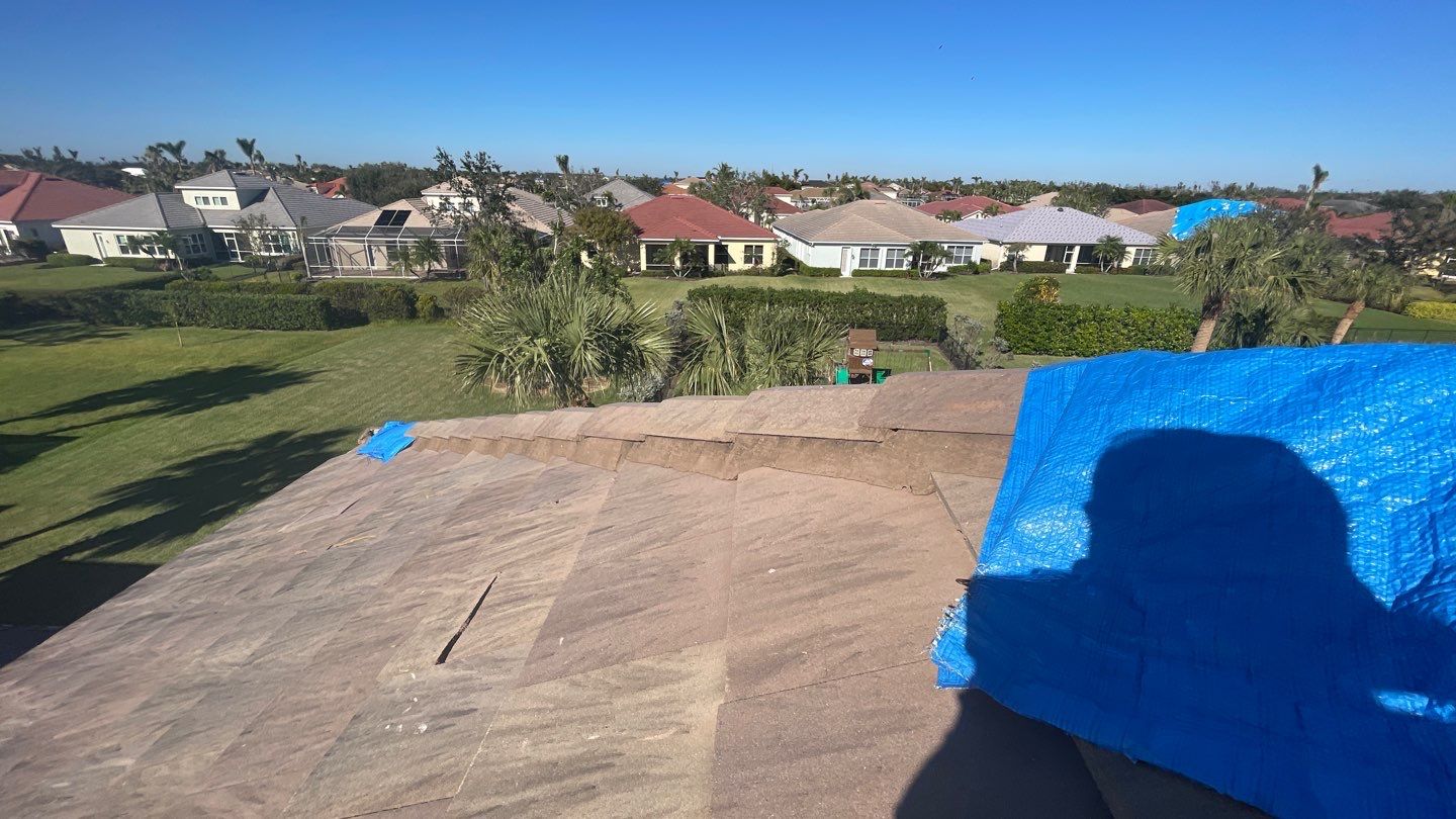 Residential Roofing Repair using Concrete Tile by Four Peaks Roofing