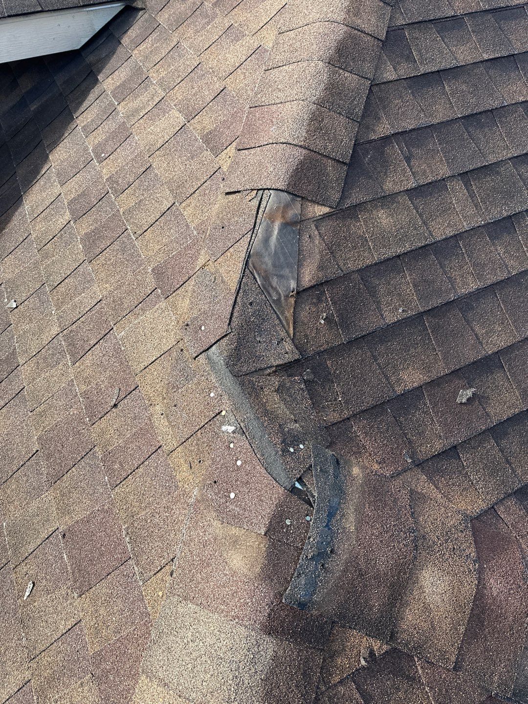 Hail Damage using Owen's Corning Duration (Lifetime) Shingles by Roof Repair Company
