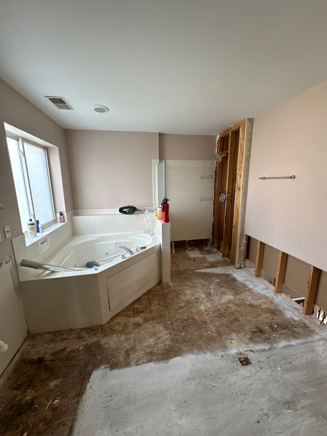 Toilet supply line break in 2nd level Master Bathroom by Chicagoland Water Medics